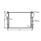Radiateur de refroidissement moteur pour MERCEDES CLASSE S 1998-2002 (W220), OEM: 2205000903, Neuf