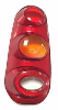 Feu arrire gauche pour SMART FORTWO, 2003-2007, orange rouge, Neuf