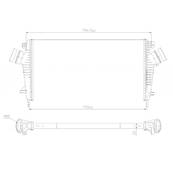 Intercooler pour OPEL INSIGNIA I ph.2 2013-2016, OEM: 22829850, Neuf