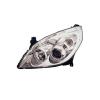 Phare optique gauche H1+H7 avec corps chrom pour OPEL VECTRA D de 2005  2008, Neuf