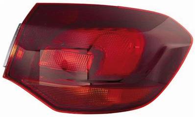 Feu arrière droit pour OPEL ASTRA J 2010-2012, Rouge foncé, Extérieure, Mod. S.W., Neuf