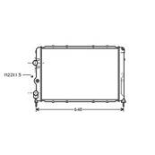Radiateur de refroidissement moteur pour RENAULT SCENIC I ph.1 1996-1999, OEM: 7700838133, Neuf