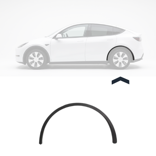 élargisseur aile arrière gauche pour TESLA MODEL Y 2019-2025, noir gaufré, Neuf