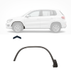 Extension d'aile avant gauche pour VOLKSWAGEN TIGUAN I ph. 2 2011-2015, Noir,Neuf