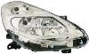 Phare Optique avant droit pour RENAULT CLIO 3 phase 2, 2009-2012, H7+H7, fond chrom, Neuf