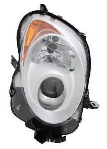 Phare Optique avant droit pour ALFA ROMEO MITO 2008-2016 H7 + H7 fond chrome Neuf
