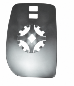 Miroir Glace rétroviseur gauche pour FORD TRANSIT Mk7, 2006-2014 verre supérieur dégivrant à clipser