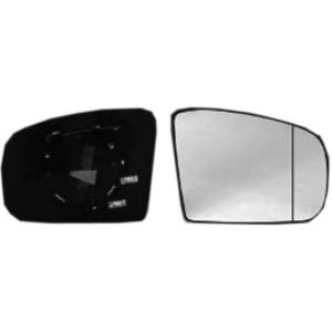 Miroir Glace rétroviseur extérieur droit pour MERCEDES CLASSE ML Phase 2 2002-2005 (W163), dégivrant, Neuf