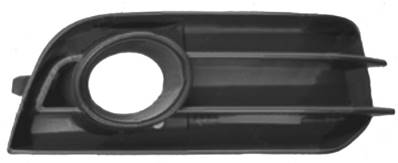 Grille de calandre droite pour AUDI A1 2010-2014, trou antibrouillard, profil noir, Neuve