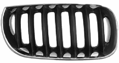 Grille de radiateur avant droite pour BMW X3 E83 2004-2006, chromé noire, Neuve