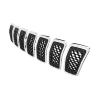 Grille radiateur pour JEEP CHEROKEE depuis 2018, noire, avec contour chromé, Neuve