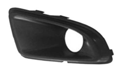 Grille de calandre droite pour LANCIA YPSILON I ph. 2 2006-2011, trou antibrouillard, Noire, Neuve