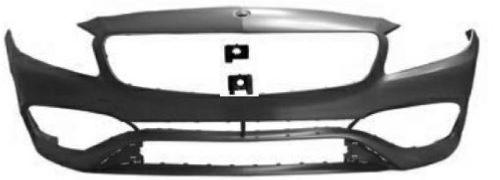Pare chocs avant pour MERCEDES CLASSE A du 06/2015 au 04/2018, avec radar, Mod. AMG, Neuf à peindre