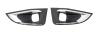 Kit grille pare chocs avant gauche et droit pour PEUGEOT 3008 II phase 1 2017-2020, avec siège antibrouillard, moulure chromée, Neuve