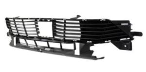 Grille centrale pare chocs avant pour PEUGEOT 3008 II phase 2 depuis 2020, noire, Neuve