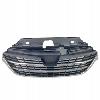 Grille de radiateur pour RENAULT TRAFIC III phase 2 2019-2021, noire, moulure noir brillant, profil chromé, Neuve