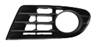 Grille calandre gauche pour VOLKSWAGEN GOLF PLUS ph.1 2005-2009 noire, trou feu AB, pare chocs avant