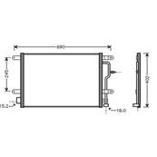 Condenseur de Climatisation pour AUDI A4 II 2000-2004, OEM: 8E0260403D, Neuf