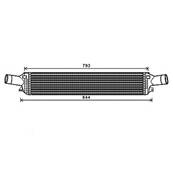 Intercooler pour AUDI A4 IV ph.1 2007-2011, OEM: 8K0145805AC, Neuf