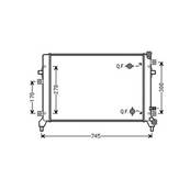 Radiateur de refroidissement moteur pour SKODA SUPERB II ph.1 2008-2012, OEM: 1K0121251BN, Neuf