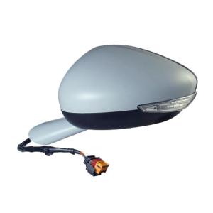 Rétroviseur gauche pour PEUGEOT 508 I phase 2, 2014-2018, rabattable électriquement, dégivrant, feu clignotant, Neuf à peindre
