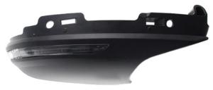 Coque rétroviseur droite inférieure avec feu clignotant pour RENAULT MEGANE IV, 2016-2020, Noire, Neuve