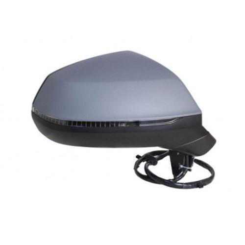 Rétroviseur droit pour AUDI Q5 II phase 2 depuis 2021, électrique, chauffant, rabattable électriquement, avec feu clignotant, 12 PIN, Neuf à peindre