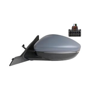 Rétroviseur gauche pour FIAT SEICENTO depuis 2023, électrique, avec feu répétiteur, convexe, 5 PIN, Neuf à peindre