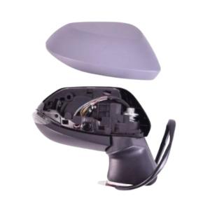 Rétroviseur droit pour TOYOTA COROLLA depuis 2023, électrique, rabattable, avec feu, 12 PIN, mémoire, BLIS, convexe, Neuf à peindre