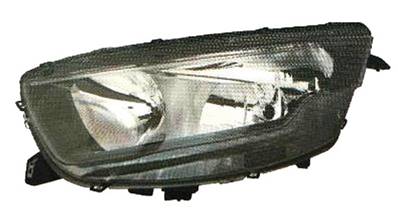 Phare Optique avant gauche pour IVECO DAILY, 2014-2019, H7+H1, avec corps noir, Neuf