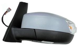 Rétroviseur droit électrique pour FORD C-MAX depuis 2015, rabattable, dégivrant, avec feu de courtoisie, avec sonde, 10 pin, Neuf à peindre
