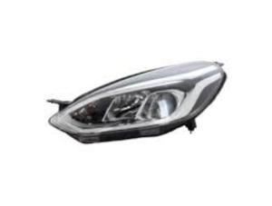 Phare Optique avant gauche pour FORD FIESTA VII phase 1, 2017-2021, H7+H1, avec feu diurne à LED, Neuf
