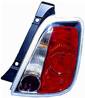Feu arrire droit pour FIAT 500 phase 1, 2007-2015, contour chrom, Neuf