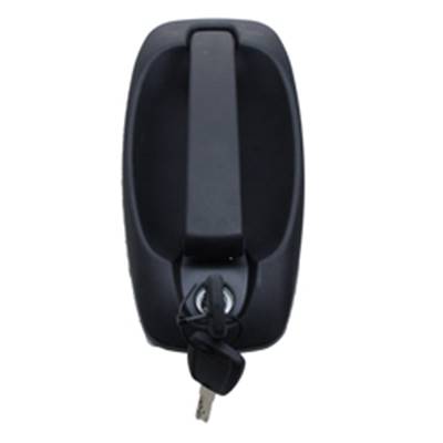 Poignée de porte avant gauche pour FIAT QUBO 2008-2016, extérieure, Noire, barillet, jeu clé, Neuve