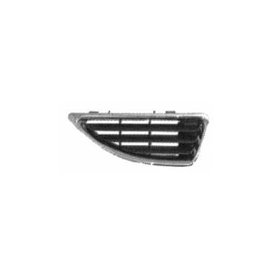 Grille latérale de pare chocs avant gauche pour RENAULT MEGANE I phase 2, 1999-2002, profil chromé, Neuve