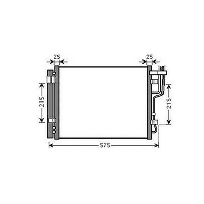 Condenseur de Climatisation pour HYUNDAI i30 I ph.1 2007-2010, OEM: 976062H600, Neuf