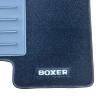 Tapis de sol Auto pour PEUGEOT BOXER II phase 2, depuis 2014, avec sigle BOXER, moquette noire, Neuf