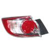 Feu arrière extérieur gauche pour MAZDA 3 II 2009-2013, 5 portes, blanc/rouge, neuf