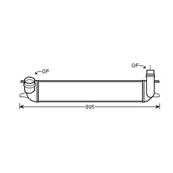 Intercooler pour RENAULT LAGUNA III 2007-2010, OEM: 144610001N, Neuf
