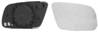 Miroir Glace rtroviseur droit pour AUDI A3 I phase 2, 2000-2003, bleu,  clipser, Neuf
