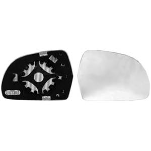 Miroir Glace rétroviseur droit pour AUDI A3 II ph.2 SPORTBACK 2008-2010, dégivrant, à clipser