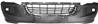 Pare chocs avant pour VOLKSWAGEN CRAFTER, 2006-2011, trous feux antibrouillard, noir, Neuf