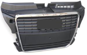 Grille pour AUDI A3 II ph.2 2008-2012, Mod. 3 portes, chromée, Neuve