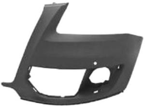 Crosse pare chocs avant gauche AUDI Q5 I phase 1 2008-2012, avec 1 trou capteurs, Neuf à peindre