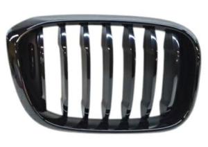 Grille droite pour BMW X2 F39 depuis 2018, noire brillant, Neuve