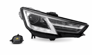 Feu avant droit electrique pour AUDI A4 (B9) 2015-2019, XENON, HID/D5S/LED, avec moteur, Neuf