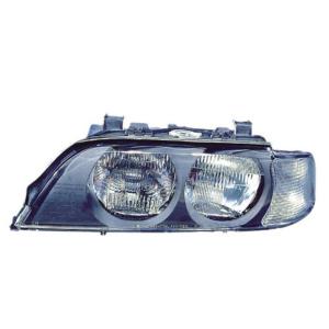 Phare optique avant gauche pour BMW Serie 5 E39, 1995-2000, H7+HB3, blanc, Neuf