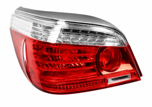 Feu arrière gauche pour BMW Serie 5 E60-E61 RY, 2007-2010, Mod. berline, Rouge-Blanc, Neuf