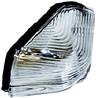Feu clignotant répétiteur gauche MERCEDES SPRINTER II (W906), 2006-2013 blanc, Mod. gros clignotant, rétroviseur extérieur