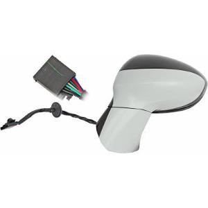 Rétroviseur électrique gauche pour OPEL ZAFIRA TOURER 2011-2019, dégivrant, rabattable, corp noir gaufré, coque à peindre, Neuf